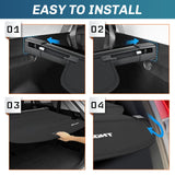 Nilight 2019-2023 Jeep Cherokee Accessories Retractable Trunk Cargo Cover With Trunk Storage Net
