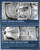 Nilight Headlight Assembly Compatible with 2007 2008 2009 2010 2011 2012 2013 Silverado 1500 2014 2500HD 3500HD Replacement Chrome Housing Clear Reflector