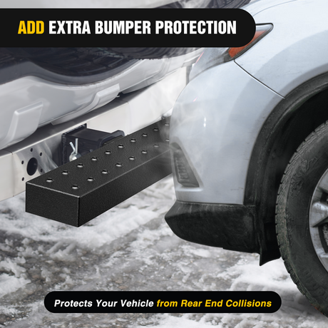 Nilight Hitch Step with 2Inch Hitch Receiver Rear Bumper Guard Protector 23.5 Inch with 5/8Inch Hitch Pin Clip Upgraded Textured Black Anti Slip Hitch Step Bar for Pickup Truck Car SUV