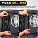 Nilight 7Pcs Front Grille Trims Inserts Cover Guard Fit for 1997 1998 1999 2000 2001 2002 2003 2004 2005 2006 Wrangler TJ & Unlimited