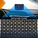 120PCS Switch Panel Stickers For 6/8 Gang Switch Panel Nilight