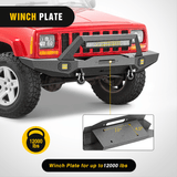 with Winch Plate Offroad 120W Light Bar 18w LED Light Pods Nilight
