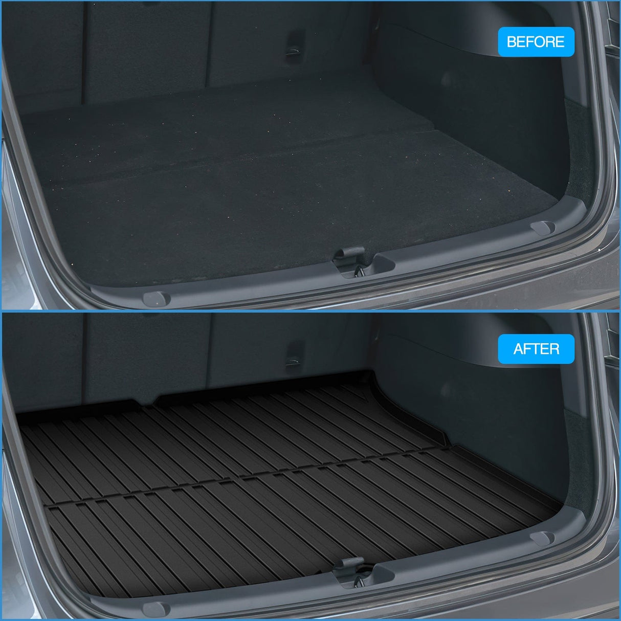 Cargo Mats 2020 2021 2022 2023 2024 2025 Tesla Model Y 5-Seat Cargo Mats