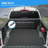 Nilight Heavy-Duty Truck Bed Mat Utility, Extra-Thick 4OInch x 8Inch Rubber Mat, Tough and Durable, Anti-Slip & Weathertech, Easy to Cut, Trim-to-Fit Design
