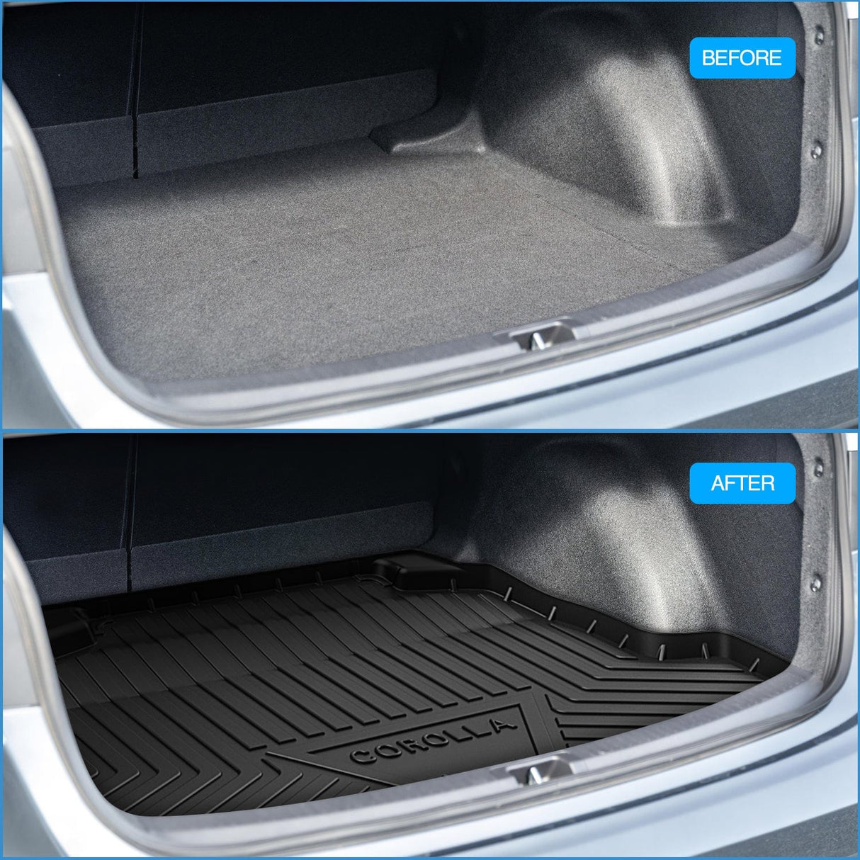 Cargo Mats 2020 2021 2022 2023 2024 2025 Toyota Corolla Sedan & Hybrid Cargo Mats