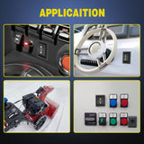 Nilight 6Pin Momentary Polarity Reverse Switch On Off On DPDT 3 Position 20A 12VDC 125VAC Motor Control Automatic Reset for Boat Automotive RV Jack Power Toggle w/Jumper Wire