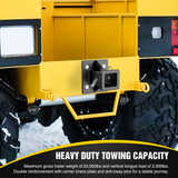 Nilight Bolt-On Receiver Tube Adapter 2 Inch Openning Bumper Trailer Hitch Receiver Universal Towever Hitch Extender Hitch Accessories for Tractor Lawn Mower Utility Trailer, 2 Years Warranty