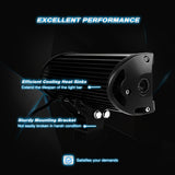 LED Light Bar 7.5 Inch 36W Flood LED Pods, 3D Deep Reflector Off Road Driving Work Light for Truck SUV ATV UTV Boat, 1PC