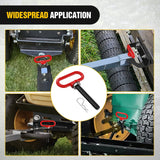 Nilight 5/8 Inch Diameter Heavy Duty Ultra Strong Neodymium Magnet Trailer Hitch Pin Red for Lawn Mower, Tractor, Towing Cargo, ATV Trailer