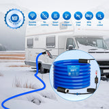 Nilight 50FT Heated Water Hose RV 5/8inch Inside Diameter -45°F Freeze Protaction Antifreeze Garden Drinking Hoses with Saving Thermostat and Smart Heat System for Winter Camper Supply Accessories