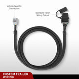 Wiring Harness Kit 4 Pin Trailer Wiring Harness Kit 56083 Custom for 2010 2011 2012 2013 2014 2015 2016 2017 2018 2019 2020 2021 2022 2023 RX350 RX450h RX350L RX350hL