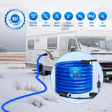 Nilight 75FT Heated Water Hose RV 5/8inch Inside Diameter -45°F Freeze Protaction Antifreeze Garden Drinking Hoses with Saving Thermostat and Smart Heat System for Winter Camper Supply Accessories