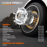 Motor Vehicle Parts Rear Wheel Bearing and Hub Assembly for Subaru Forester 2014 2015 2016 2017 2018, Impreza 2012-2019 2020-2021, Crosstrek 2016-2021, XV Crosstrek 2013-2015 with 5-Lug, OEM 512518