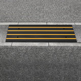 Nilight Driveway Curb Ramps, 2.6 Inch High Heavy-Duty Rubber Curbside Vehicle ramps for Car Truck Wheelchair Mobility Loading Dock Garage, 2 Pack