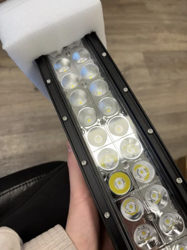 32 Inch 180W Double Row Curved Spot Flood LED Light Bar (25% OFF Final Checkout)