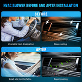 Nilight HVAC Heater Blower Motor Fan Fit for Honda FIT 2009 2010 2011 2012 2013 2014, AC Heated Fan Blower Motor Replaces 700247 615-50209 79310TF0G01 79310-TF0-G01