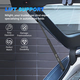 Nilight Rear Hatch Struts 6151 for Chevy Tahoe Suburban 1500/2500 2005-2006, Tailgate Lift Supports Rear Door Shocks 24 Inch for GMC Yukon XL 1500/2500 Denali 2005-2006 Sport Utility, 2PCS Set Rod