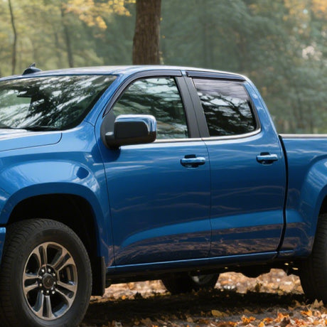 Nilight Window Visors for Chevrolet Colorado/GMC Canyon 2023 2024, Out-Channel Window Wind Deflectors Rain Guards -4PCS