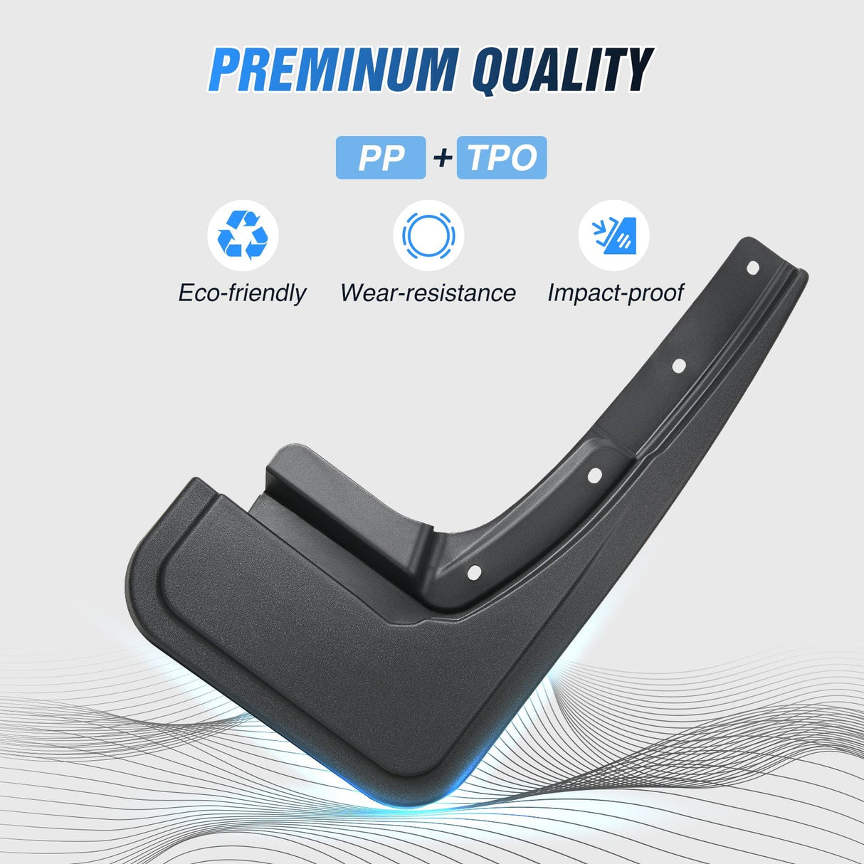 Nilight Front & Rear Set Mud Flaps for Ford Maverick 2022 2023 2024 2025