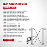 Nilight 741-579 Window Regulator and Motor Rear Passenger Side Compatible with Cadillac Escalade/Chevy Avalanche/Silverado/GMC Sierra Yukon 1500 2500 3500 2000 2001 2002 2003 2004 2005 2006 2007