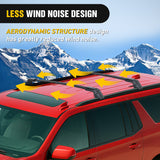 Roof Rack Roof Rack Cross Bars Compatible with Chevrolet Tahoe Suburban GMC Yukon Cadillac Escalade 2021 22 23 2024, Adjustable Aluminum Car Crossbars for Cargo Carrier Luggage Box Kayak Tent Snowboard