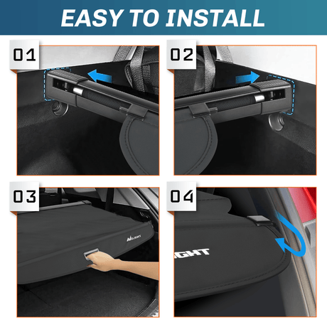 Nilight Trunk Cargo Cover for Jeep Grand Cherokee 2 Row WL 2022 2023 2024