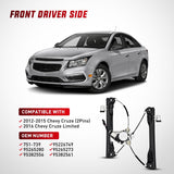 Nilight 751-739 Power Window Regulator with Motor for Front Driver Side Compatible with Chevy Cruze 2012 2013 2014 2015 2016 Chevy Cruze Limited Front Left Side