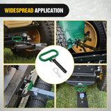 Tow Hooks & Truck Tie Downs & Anchors 1/2 Inch Diameter Heavy Duty Ultra Strong Neodymium Magnet Trailer Hitch Pin Green for Lawn Mower, Tractor, Towing Cargo, ATV Trailer