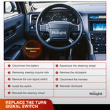 Turn Signal Switch Compatible with 2005 2006 2007 2008 2009 2010 2011 2012 Volvo Bus F FL FH FM FMX NH VN VNL VNM Multifunction Combination Lever Switches