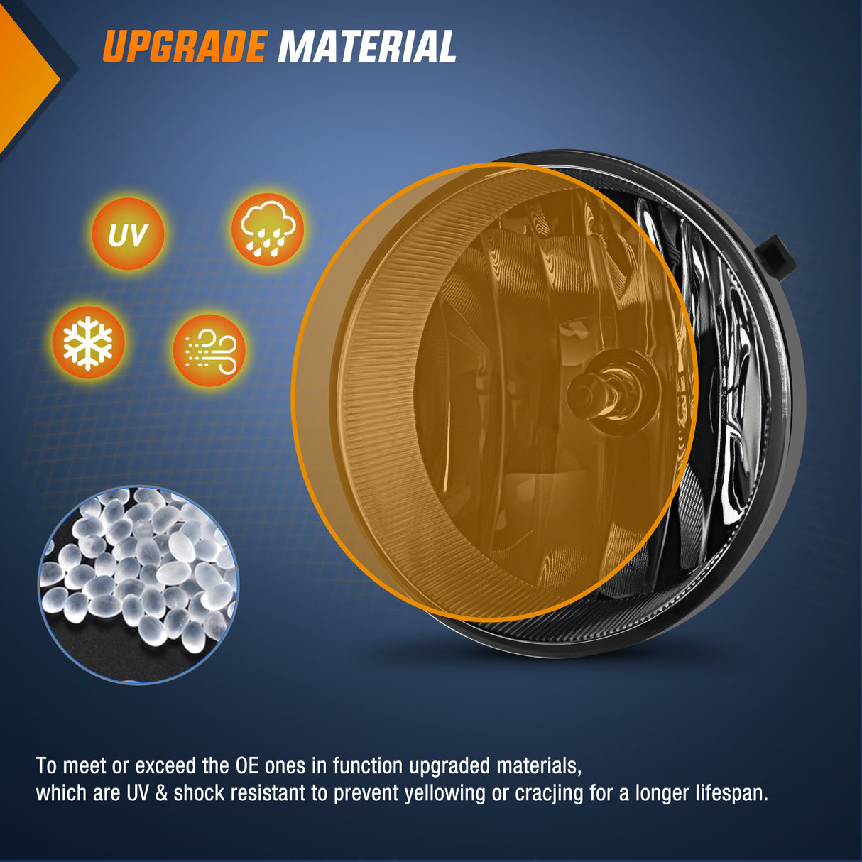 Fog Light Assembly Compatible with Toyota 2005 2006 2007 2008 2009 2010 2011 Tacoma 2007-2013 Tundra 2008-2017 Sequoia 2004-2006 Solara Smoke Lens w/H10 42W Bulbs