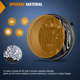 Fog Light Assembly Compatible with Toyota 2005 2006 2007 2008 2009 2010 2011 Tacoma 2007-2013 Tundra 2008-2017 Sequoia 2004-2006 Solara Smoke Lens w/H10 42W Bulbs