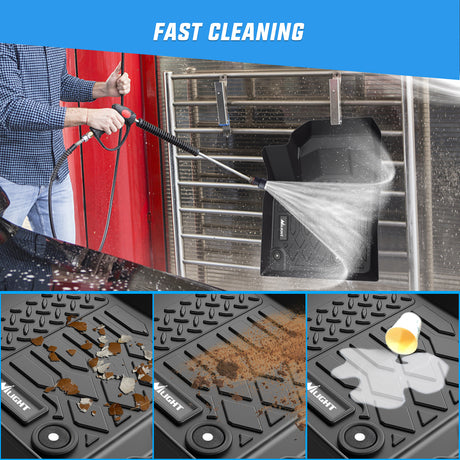 Nilight TPE Floor Mats for Nissan Rogue (Not for Rogue Sport) 2021 2022 2023 2024 2025 All Weather Custom Fit Heavy Duty Floor Liners