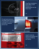 Nilight Taillight Assembly Compatible with 2007 2008 2009 2010 Jeep Compass Tail Light OE Style Rear Lamp Replacement Passenger Side