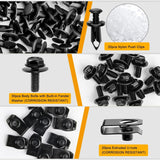 70 Pcs Retainer Fastener Rivet Clips For Infiniti G35 G37 FX35 FX45 EX35 Nissan 370Z 350Z Nilight
