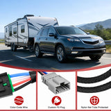 Wiring Harness Kit Brake Controller Wiring Harness Adapter for Honda Pilot 2009-2022 Ridgeline 2006-2020 Acura MDX 2007-2012 Factory Towing Package Required Towing Hitch Trailer RV