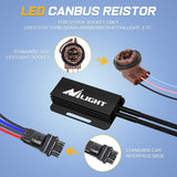 3157B CK LED CANbus Decoder, Anti-Flickering Harness Load Resistor Kit Turn Signal Error Warning Canceller, Pack of 2