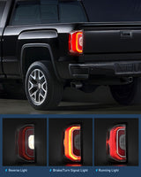 Taillight Assembly Compatible with 2016 2017 2018 GMC Sierra 1500 Tail Light with LED Type OE Style Rear Lamp Replacement Driver Side