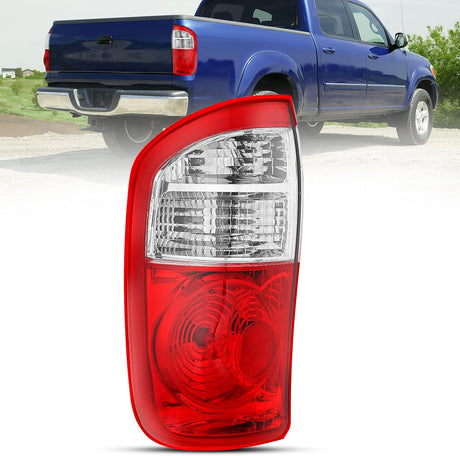 Taillight Assembly Compatible with 2004 2005 2006 Toyota Tundra 4 Door Double Cab and Crew Cab Tail Light OE Style Rear Lamp Replacement Driver Side