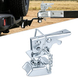 2 Inch Trailer Coupler Repair Kit with Chain 3500 lb Capacity | Fit for Nilight Straight Trailer Coupler 2 Inch 2.5 Inch 3 Inch Channels