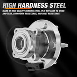 Rear Wheel Bearing and Hub Assembly for Chevy Equinox 2010 2011 2012 2013 2014 2015 2016, GMC Terrain 2010–2016, 5 Lug W/ABS 512440-2pack