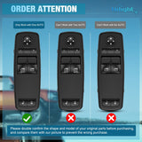 Driver Power Window Switch for 2012-2016 Chrysler Town & Country | for 2013 2014 2015 2016 2017 2018 2019 2020 Dodge Grand Caravan 68110870AB 68298870AA WIndow Switch Replacement