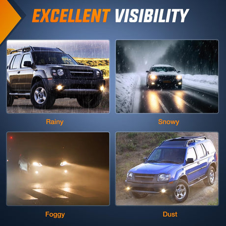 2000 2001 Nissan Maxima 2000-2003 Sentra Frontier 2002-2004 Xterra Fog Light Assembly Clear Lens Nilight