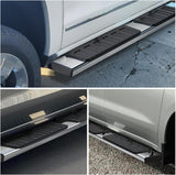 Running Boards for Toyota Tacoma 2005-2023 Double Cab | for 2 Full-Size Door & 2 Half-Size Door 6 Inch Side Step Nerf Bars Stainless Steel