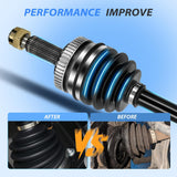CV Axle Shaft Assembly Compatible with 2006 2007 2008 2009 2010 2011 2012 2013 Kia Carens III MPV 2.0 Half-Shaft Assemblies Replacement Front Wheel Driver and Passenger Side | Compatible with 2006-2013 Kia Carens III MPV 2.0 Half-Shaft Assemblies