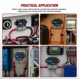 50 Amp Circuit Breaker w/Manual Reset 12V-42V Overload Protection | Resettable Switch Trolling Motor Auto Car Stereo Audio Inline Fuse Block Holders Inverter for Automotive RV Marine Boat