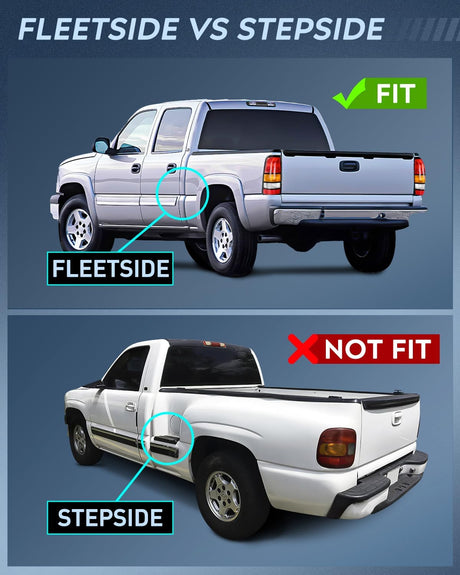 Taillight Assembly Compatible with 1999 2000 2001 2002 2003 2004 2005 2006 GMC Sierra 1999-2002 Chevy Silverado Fit Fleetside Tail Rear Light OE Style Driver Side Black Border