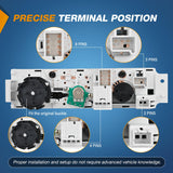 A/C Heater Climate Control Module Switch Panel | Compatible with 2008-2022 GMC Savana/Chevrolet Express 1500 2500 3500 2009-2023 Cargo/Pasajeros