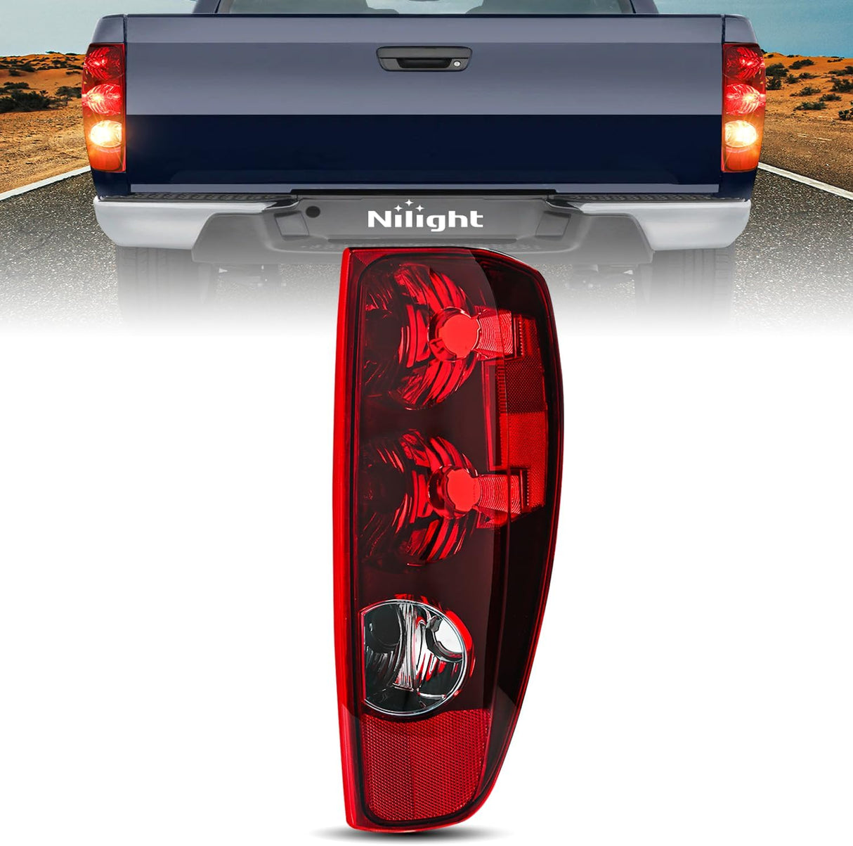 Taillight Assembly Compatible with 2004 2005 2006 2007 2008 2009 2010 2011 2012 Colorado GMC Canyon 2006 Isuzu i280 i350 2007 2008 Isuzu i290 i370 Rear Lamp OE Style Passenger Side Red Lens