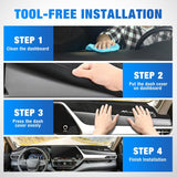 Dash Cover for Toyota Highlander 2020-2023, Custom Fit Suede Mat | Non-Slip Backing, Reduce Sun Glare and Protect the Dashboard from UV Exposure