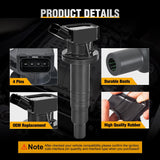 Ignition Coil Pack Fit for Toyota Chevy Prizm Pontiac Vibe Corolla Matrix Celica MR2 Spyder 2000 2001 2002 2003 2004 2005 2006 2007 2008 1.8 L4 OE# UF247 UF315 C1249 Ignition Coils Set of 4